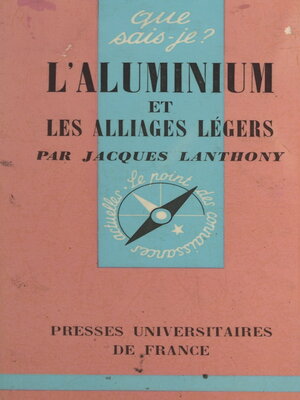 cover image of L'aluminium et les alliages légers